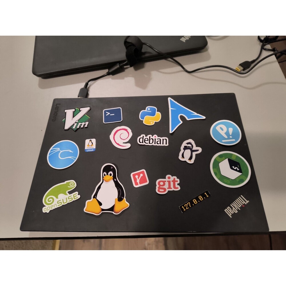 16 Vinyl Cut Programmers Developers Linux Stickers Laptop Bash Vim Python Git